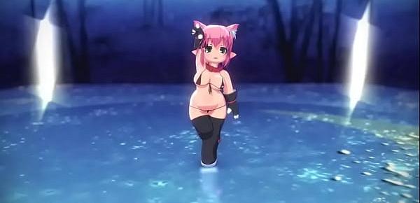  Zankuro cat girl dance